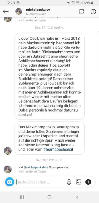 Matrixprinzip erfahrungen Testimonials Schülerberichte